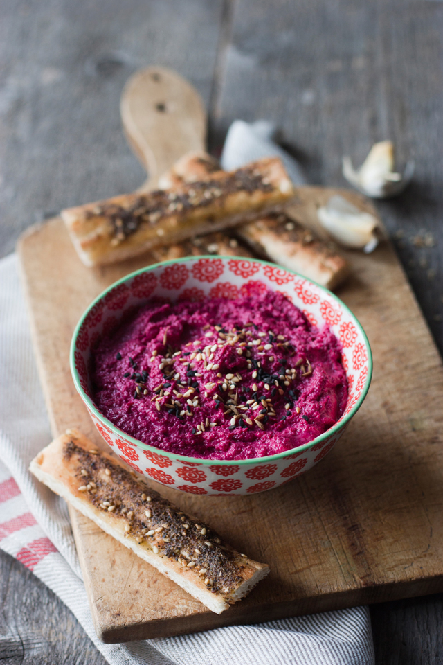 Beet and Goat Cheese Dip, Ensemble Cookbook on christelleisflabbergasting.com
