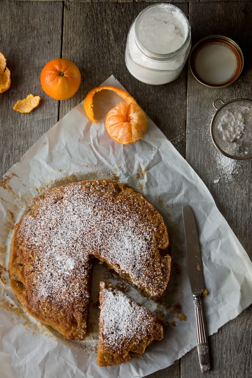 Gateau A La Farine De Chataigne Et Clementine